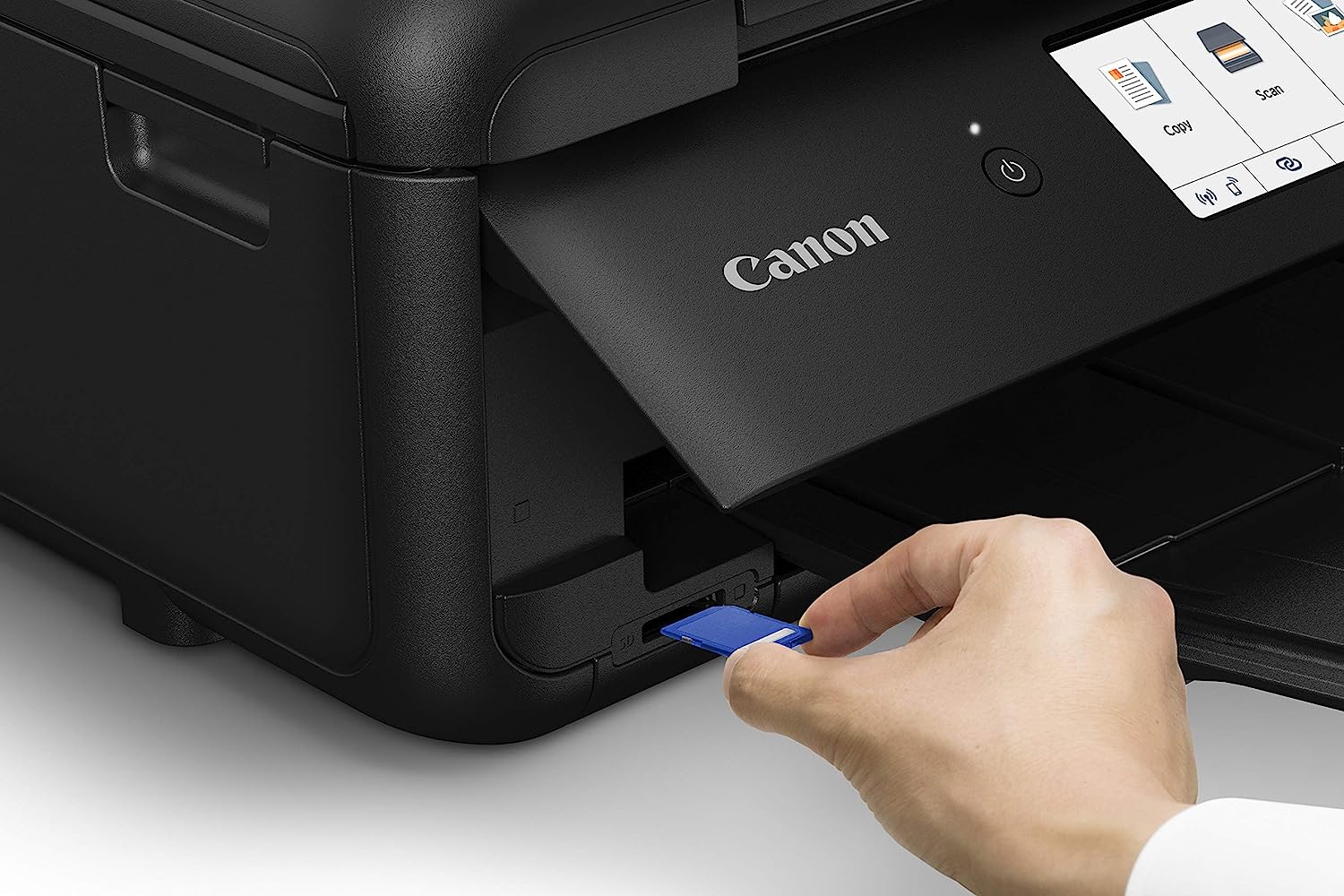 Canon PIXMA TS9520 All In one Wireless Printer Home or Office| Scanner | Copier | Mobile Printing with AirPrint and Google Cloud Print, Black, Works with Alexa, One Size - Image 4
